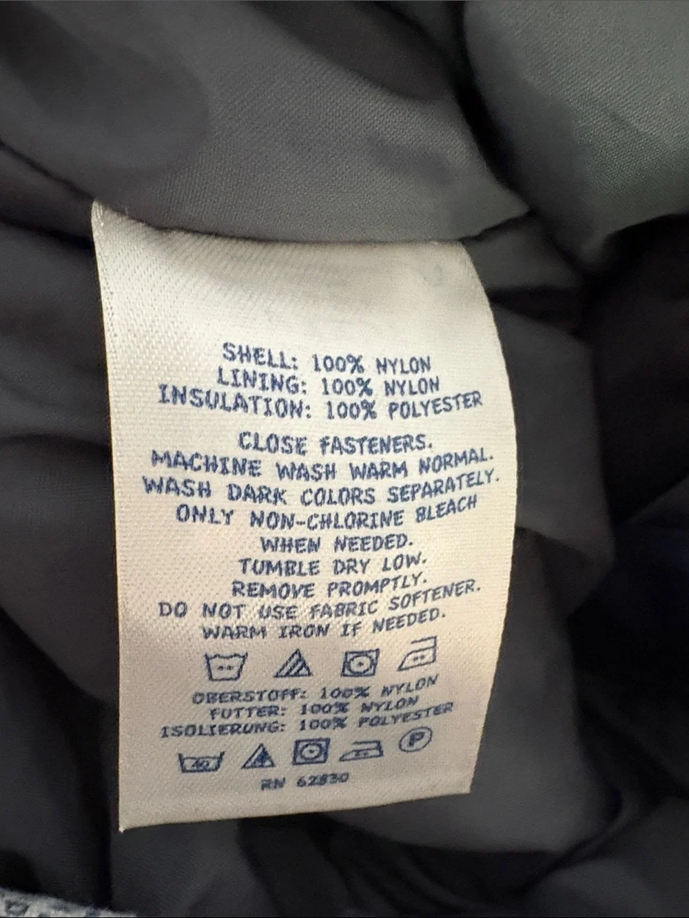 Lands’ End squall snow pants navy 10 Husky